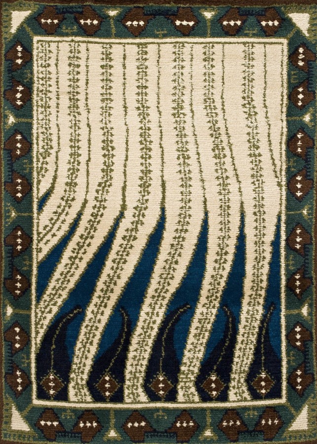 Rug Liekki (Flame), Akseli Gallen-Kallela, 1900 (1984), Finland, Collection, Designmuseum. L74-01-084