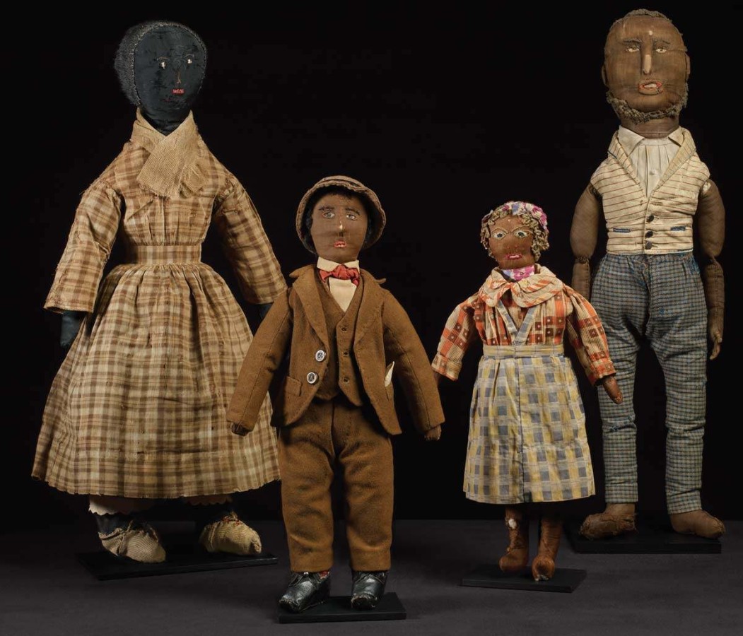 Black Dolls. Collection of Deborah Neff. Photo by Ellen McDermott.