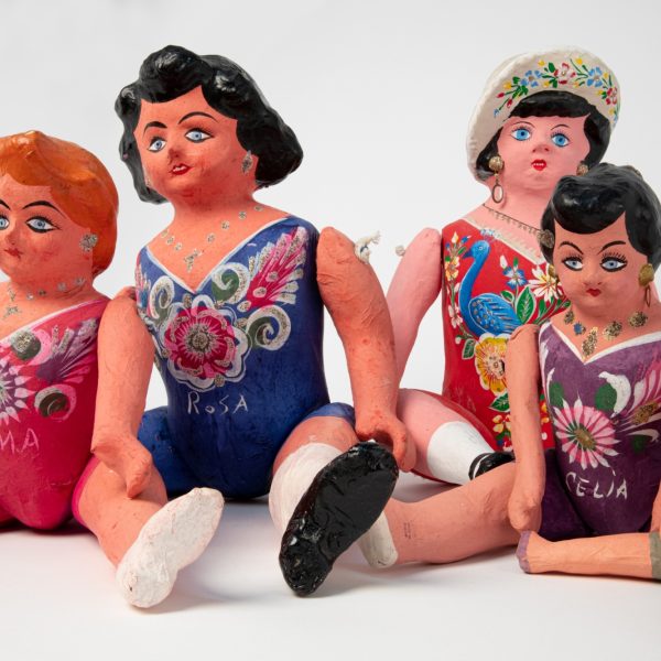 Articulated Dolls, Paper Mache, Mexico, 20th century