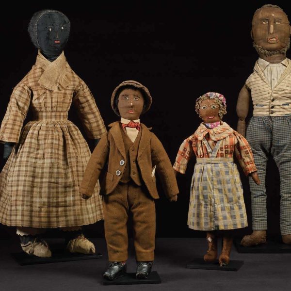 Black Dolls. Collection of Deborah Neff. Photo by Ellen McDermott.