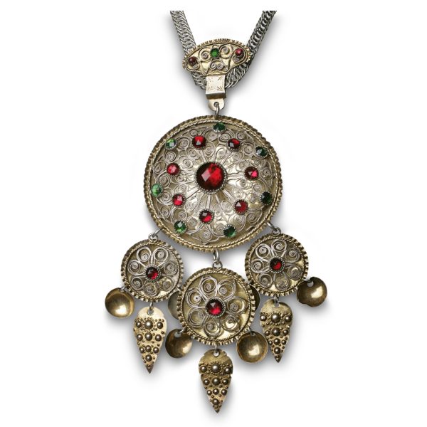 Necklace -Agnus Dei, c. 1850, Hardanger, Norway, silver. Private Collection. Photo by Lynton Gardiner. L42-09-012