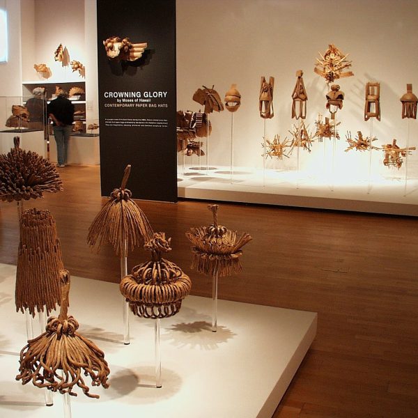 Installation view of the exhibition Crowning Glory