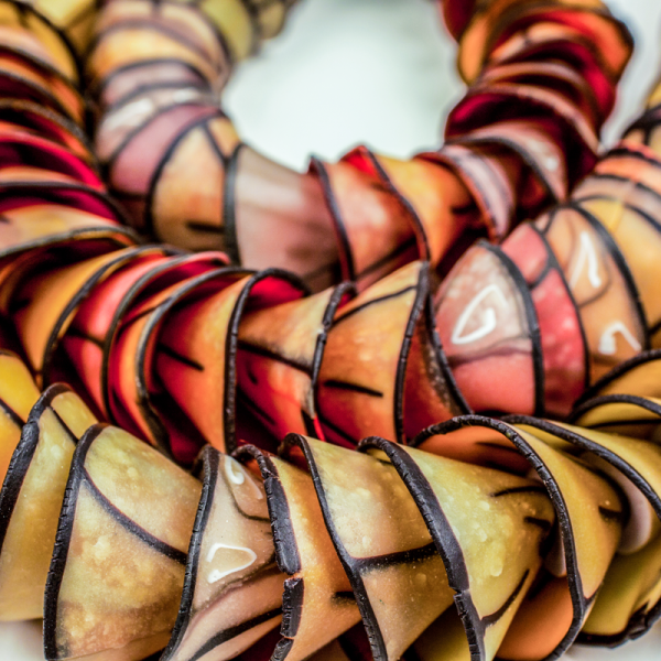 Necklace(detail), Cynthia Toops, 1997, Seattle, Washington, U.S.A, Glass and polymer clay. Collection Mingei International Museum. The Bead Museum, gift of Lois Dubin. Photo by Tim Siegert. 2011-69-00005