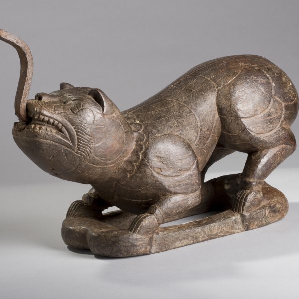 Wild Cat Coconut Shredder (detail), unidentified maker, 20th century, Indonesia, wood and metal. Collection Mingei International Museum. Gift of William and Angelina Boaz. 2013-04-002